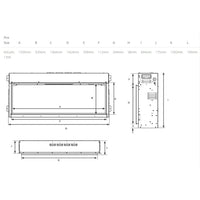 Gazco eStudio 135R Inset Electric Fire - Showroom Exclusive