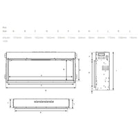 Gazco eStudio 165R Electric Inset Fire - Showroom Exclusive