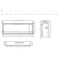 Gazco eStudio 85R Electric Inset Fire - Showroom Exclusive