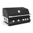 Brabura Fusion 400 Matte Black Built-In Gas BBQ