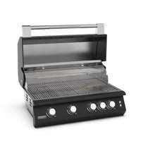 Brabura Fusion 400 Matte Black Built-In Gas BBQ