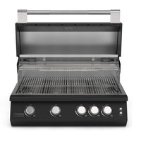 Brabura Fusion 400 Matte Black Built-In Gas BBQ