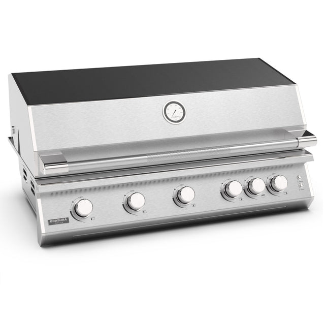 Brabura Fusion 500 Stainless Steel Built-In Gas BBQ