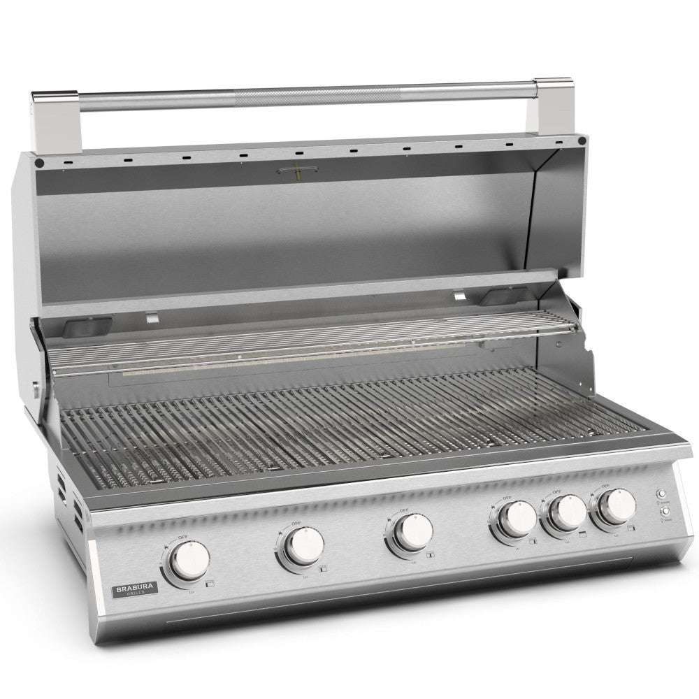 Brabura Fusion 500 Stainless Steel Built-In Gas BBQ
