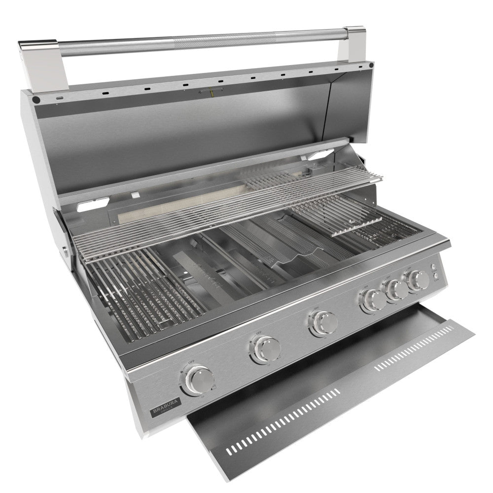Brabura Fusion 500 Stainless Steel Built-In Gas BBQ