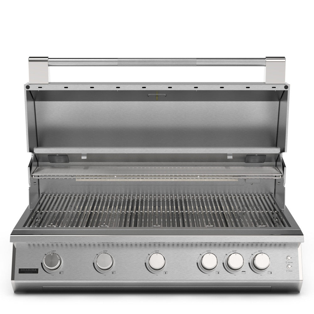 Brabura Fusion 500 Stainless Steel Built-In Gas BBQ