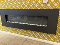 Gazco Radiance 150W Wall Mounted Steel Electric Fire - Graphite