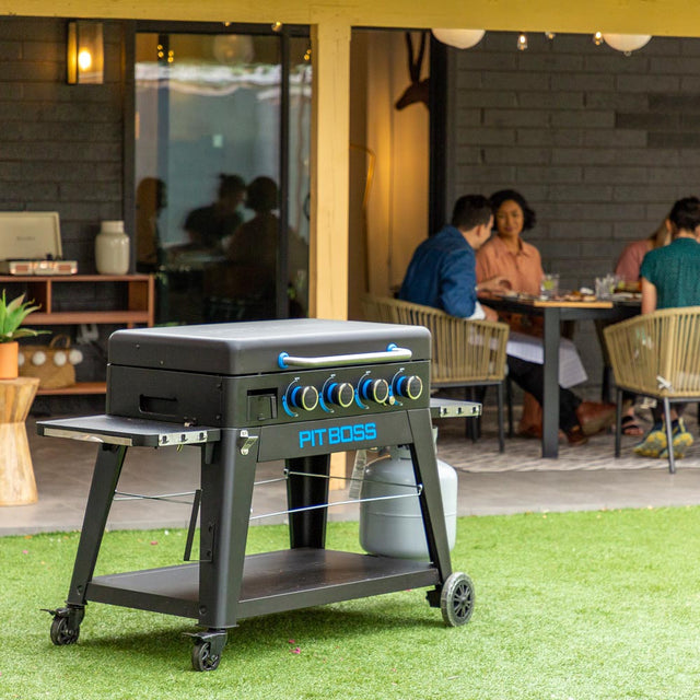 Pit Boss Ultimate Griddle 4 Burner Gas BBQ - Free Cover Included