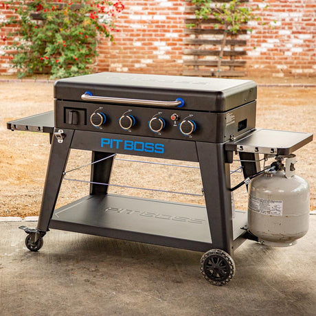 Pit Boss Ultimate Griddle 4 Burner Gas BBQ - Free Cover Included