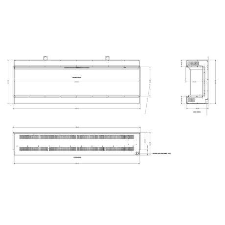 Evonic Halo 1800 Inset Electric Fire - Clearance