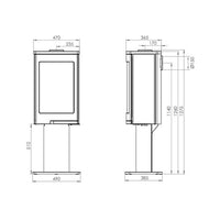 Nordpeis Duo 1 Wood Burning Stove - EcoDesign Ready
