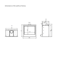 Gazco Riva2 500 Inset Gas Fire - Conventional Flue - Natural Gas