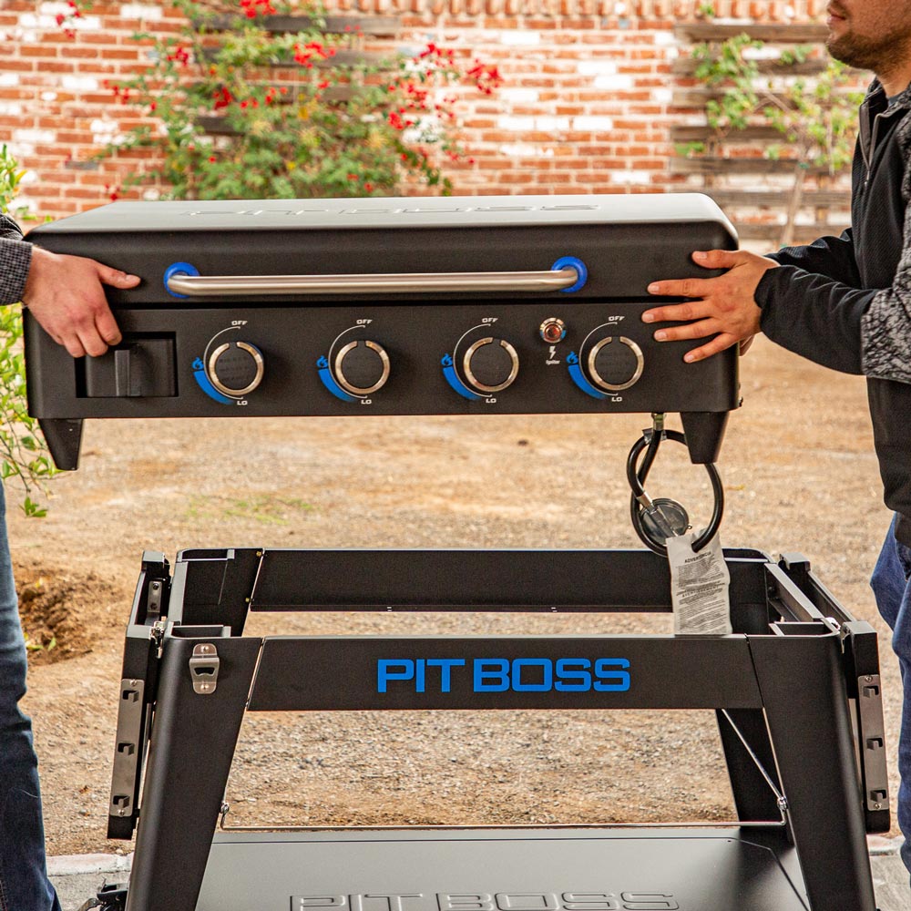 Pit Boss Ultimate Griddle 4 Burner Gas BBQ - Free Cover Included