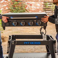 Pit Boss Ultimate Griddle 4 Burner Gas BBQ - Free Cover Included