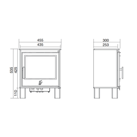 ACR Malvern II 5kW Multi Fuel Stove - EcoDesign Ready