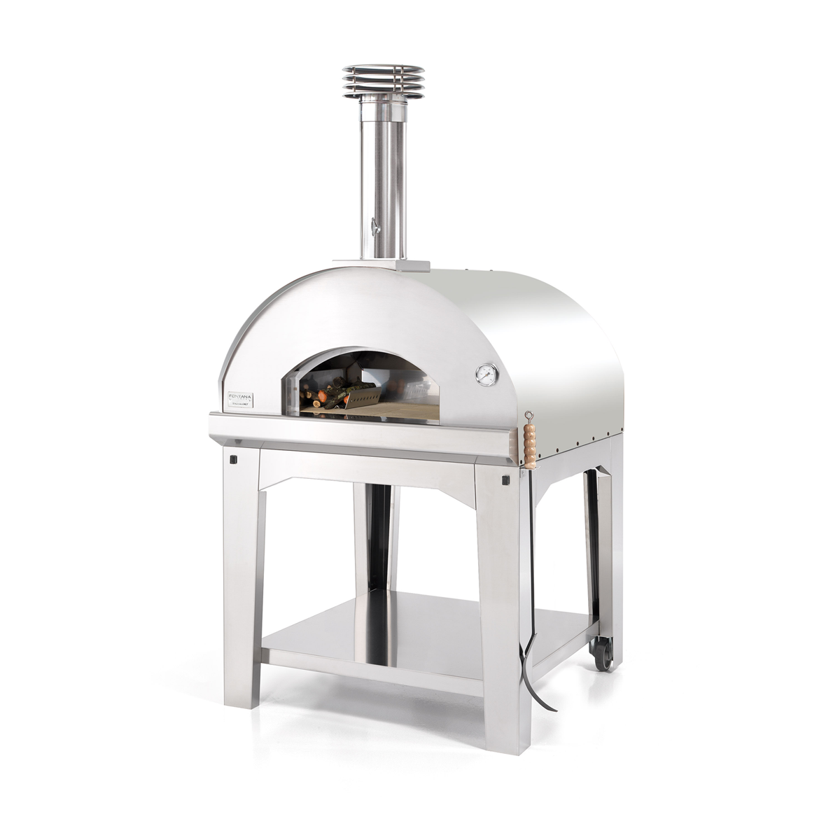 Fontana Marinara Wood Fired Pizza Oven with Trolley