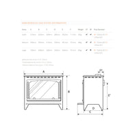 Gazco Marlborough2 Medium Gas Stove
