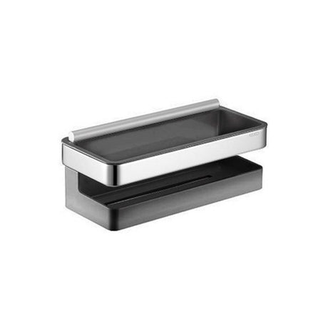 Keuco Collection Moll Shower Basket With Squeegee - Anthracite