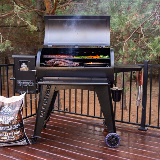 Pit Boss Navigator 1150 Wood Pellet Smoker - Free Side Smoker Included