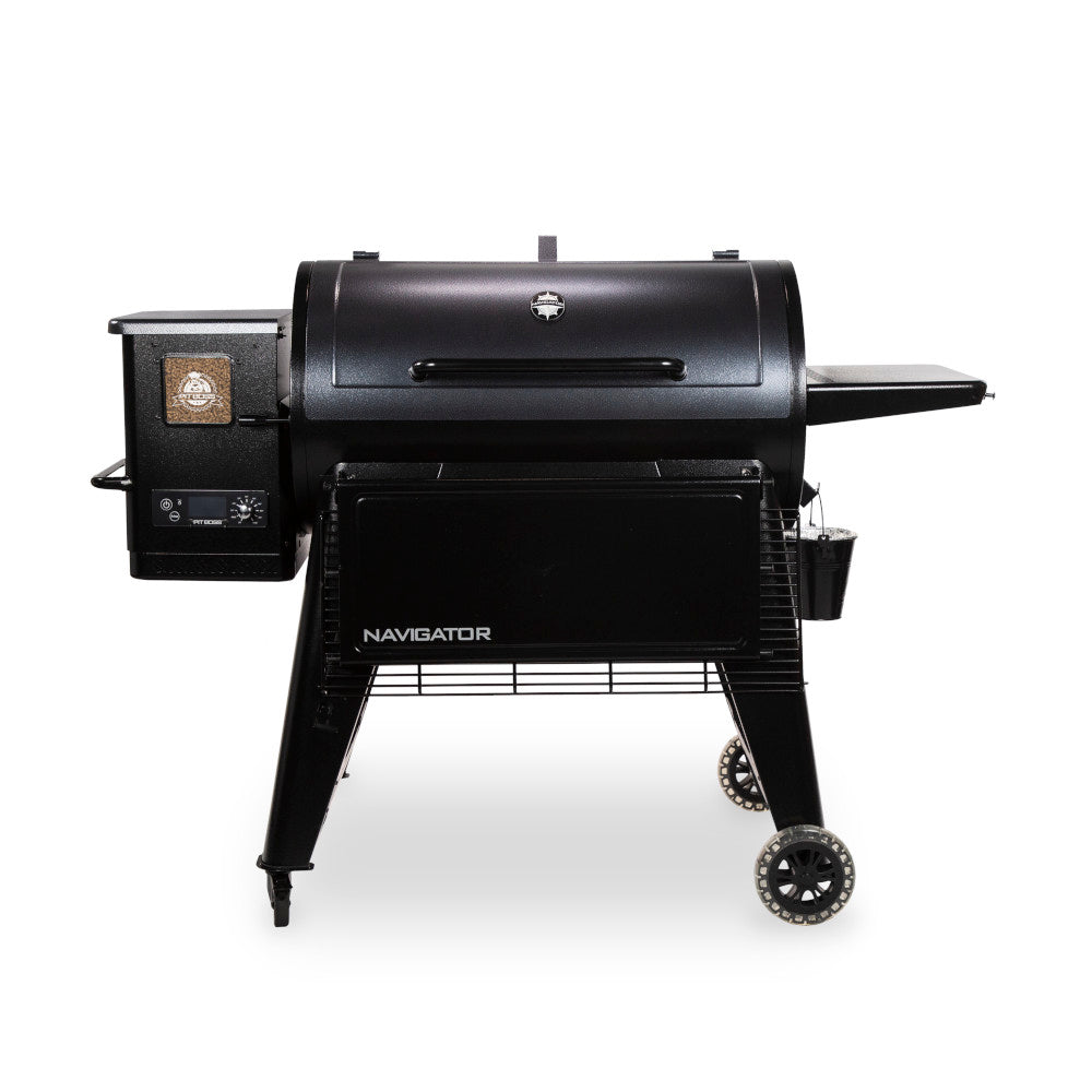 Pit Boss Navigator 1150 Wood Pellet Smoker - Free Side Smoker Included