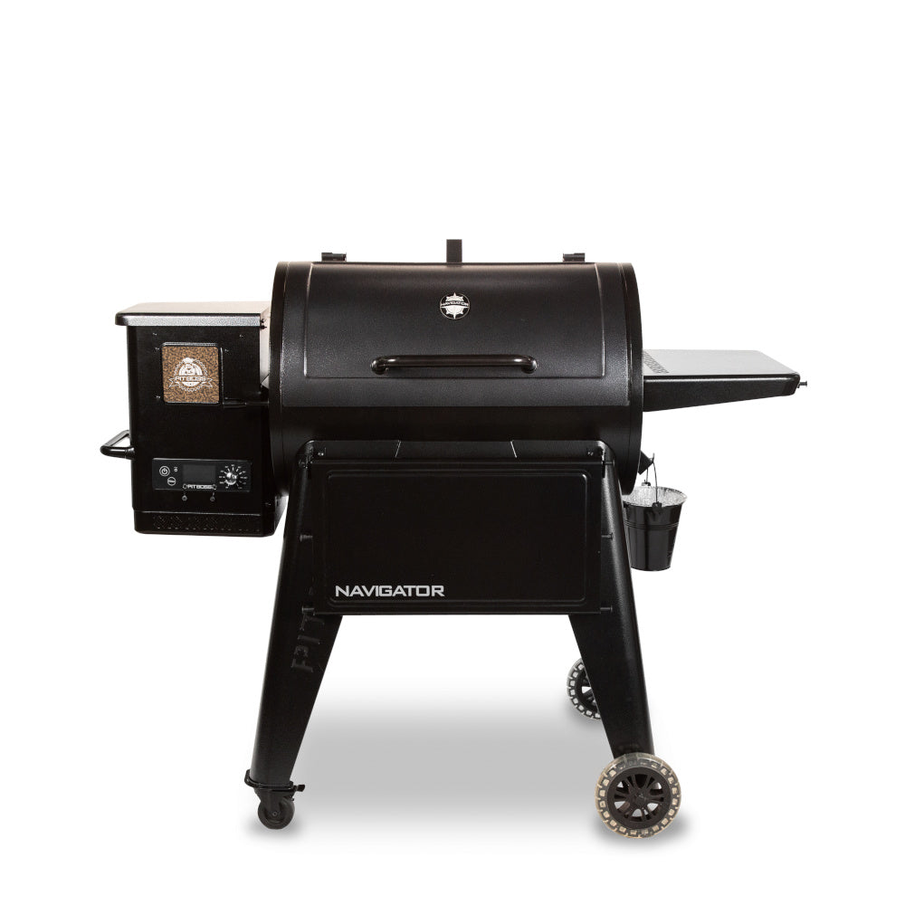 Pit Boss Navigator 850 Wood Pellet Smoker - Free Side Smoker Included