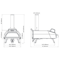 Ooni Karu 16 Portable Multi Fuel Outdoor Pizza Oven - Free Ooni Glass Door Included