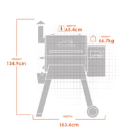 Traeger Pro 575 D2 Wood Pellet Smoker BBQ