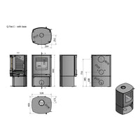 Rais Q-Tee C Wood Burning Stove