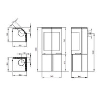 Nordpeis Quadro 2 Wood Burning Stove - EcoDesign Ready