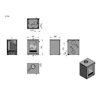 Rais Q-Tee Wood Burning Stove