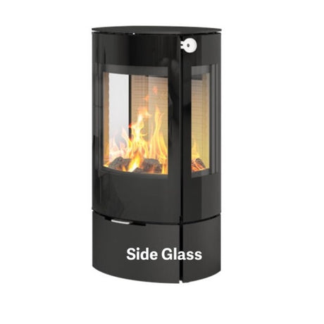 Rais Caro 90 Wood Burning Stove - Steel Framed Door