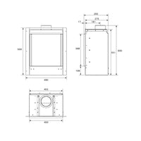 Gazco Riva2 400 Inset Gas Fire - Conventional Flue