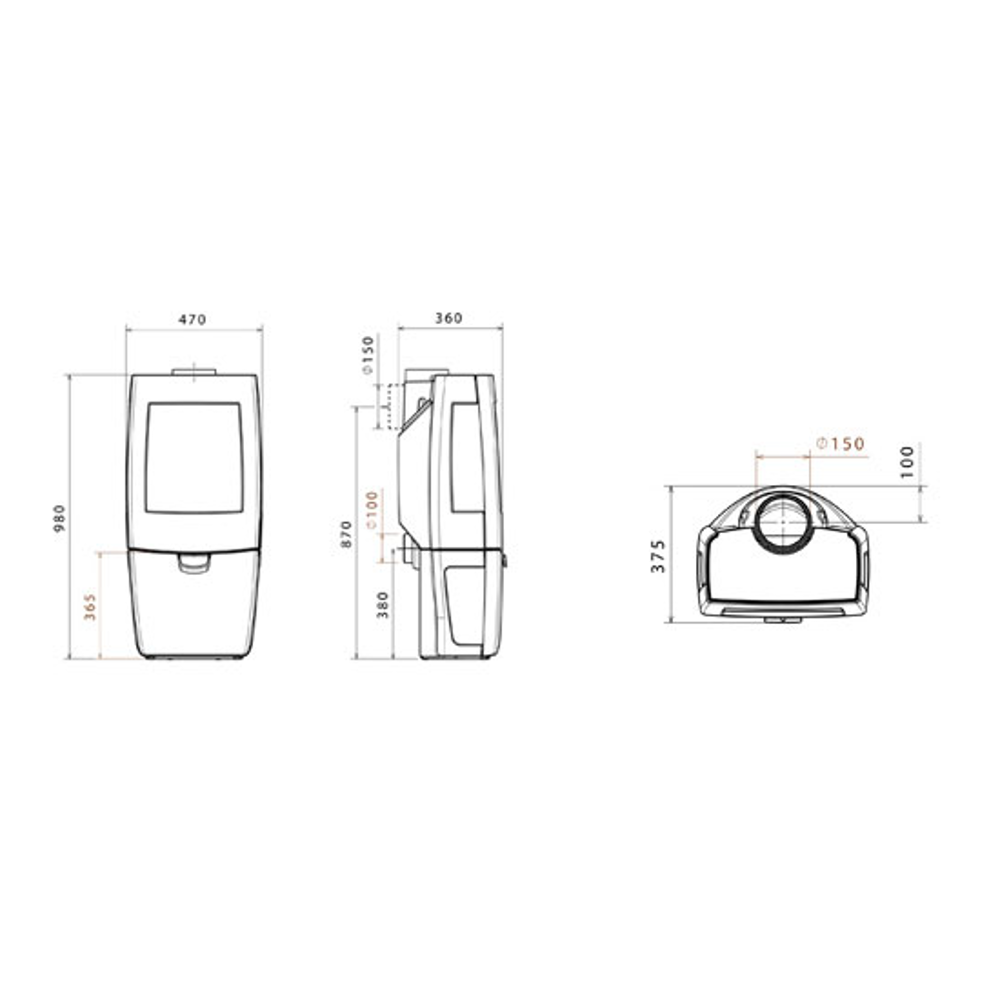 Dovre Sense 203 Wood Burning Stove - EcoDesign Ready