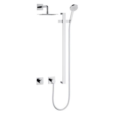 Keuco Showers - IXMO Set 10 Overhead Shower With Hand Shower Set & Square Rosette