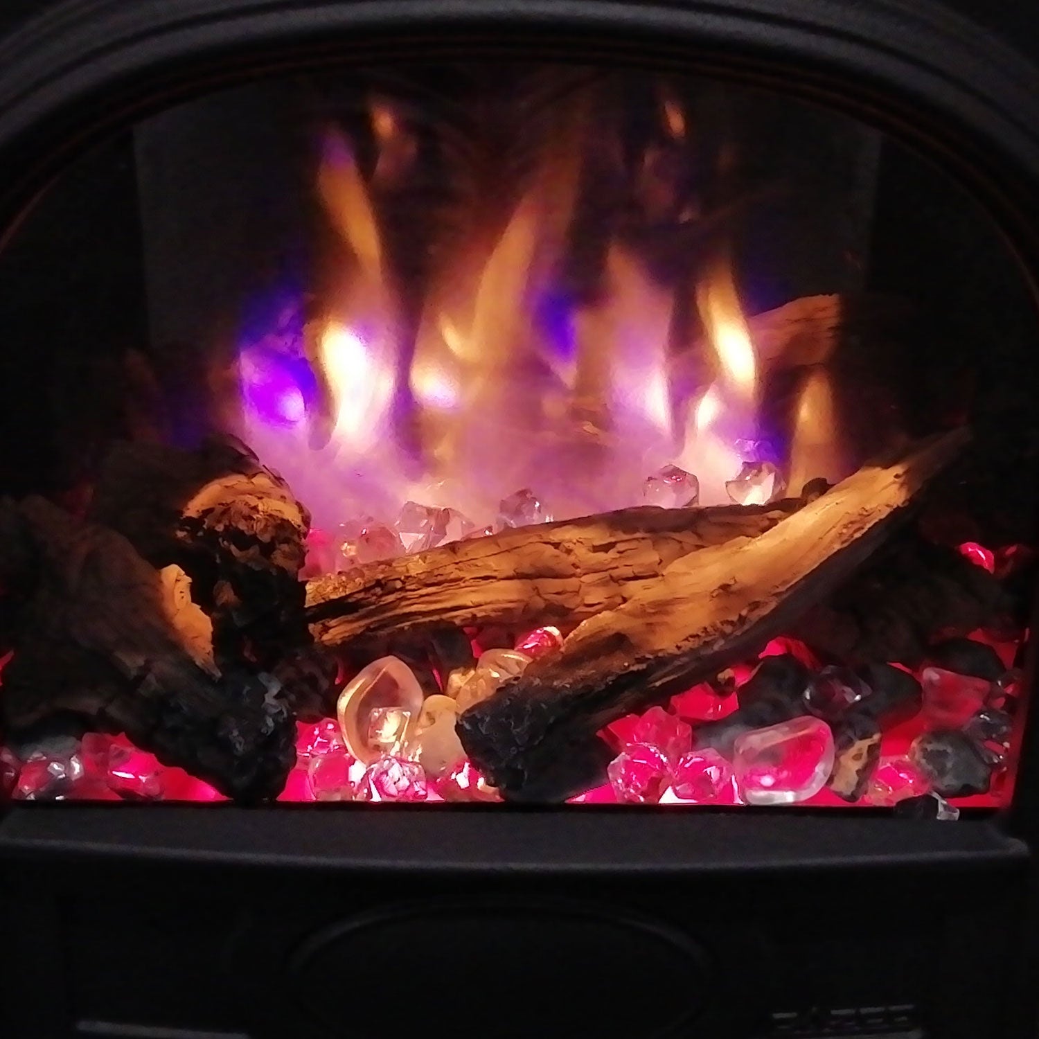 Gazco Stockton 5 Mk2 LED Electric Stove - Black