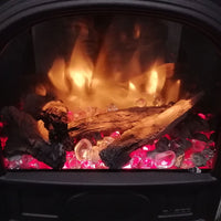 Gazco Stockton 5 Mk2 LED Electric Stove - Black