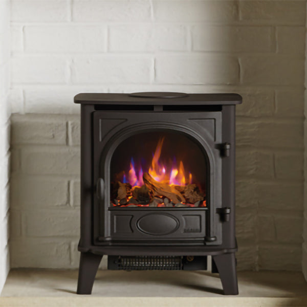 Gazco Stockton 5 Mk2 LED Electric Stove - Black