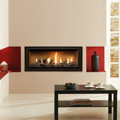 Gazco Studio 2 Glass Fronted Inset Gas Fire - Balanced Flue