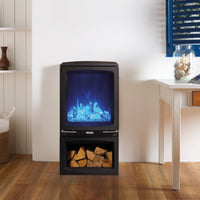 Gazco Vogue Midi Electric With Midline Log Store
