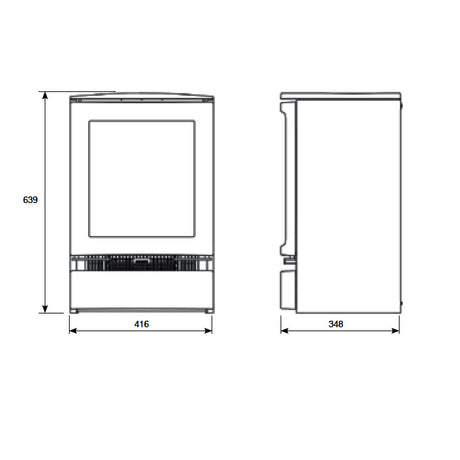 Gazco Vogue Midi Electric With Plinth