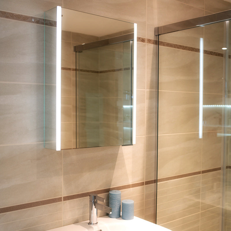 HIB Xenon Illuminated Mirrored Cabinet