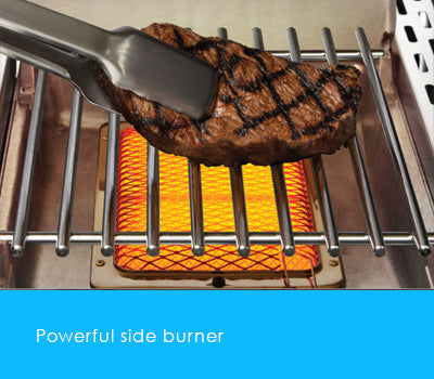 Infrared Side Burner shelves
