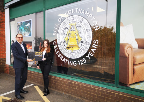 Melissa Brings Bell of Northampton’s Rich Heritage to Life in Anniversary Logo Design