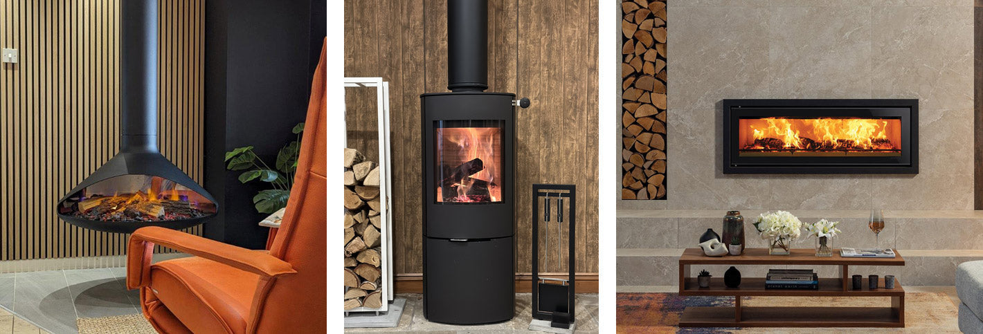 Add warmth to your home with a fire or stove