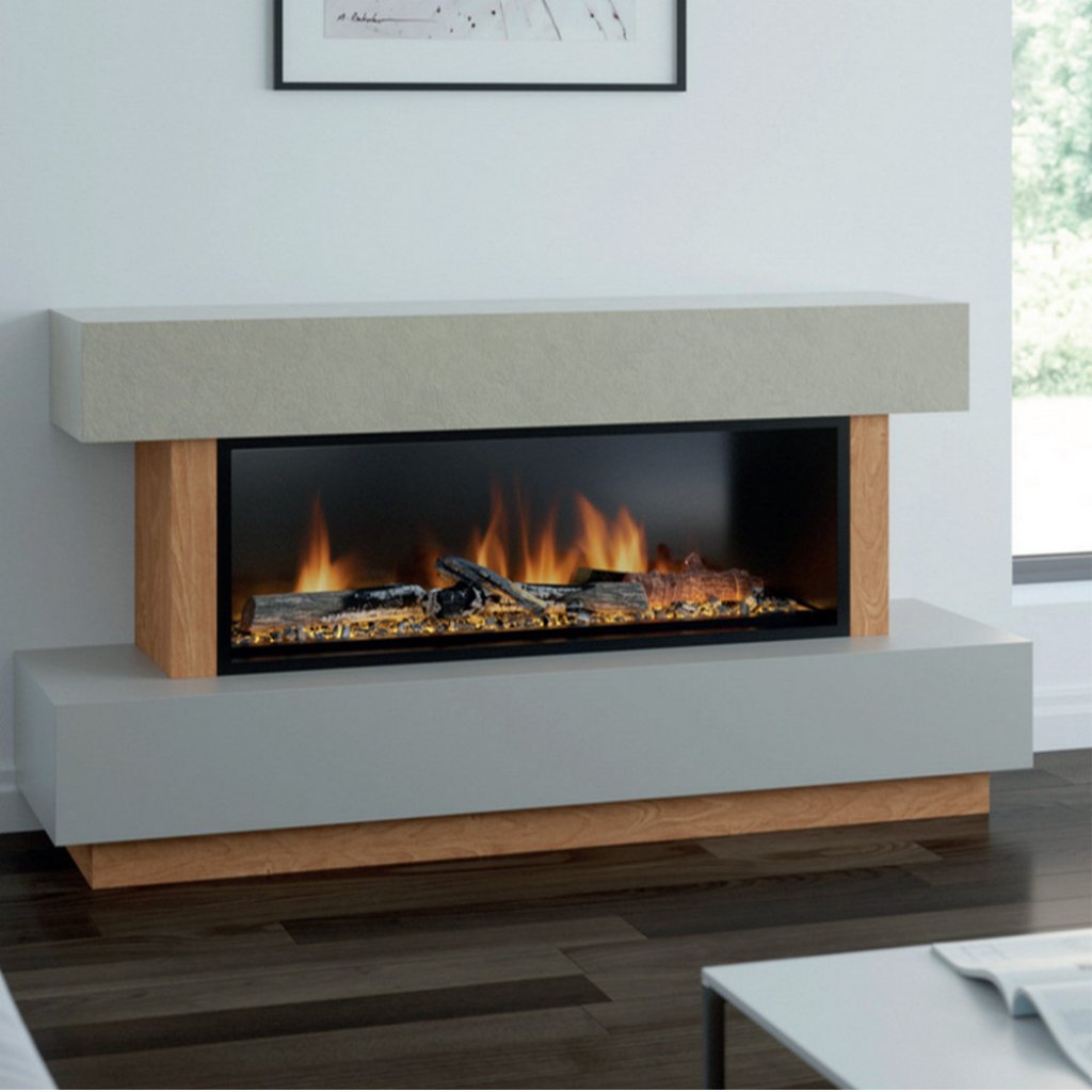 OER Tivoli Electric Fireplace with Media Wall