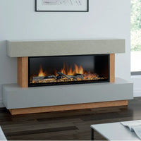 OER Tivoli Electric Fireplace with Media Wall