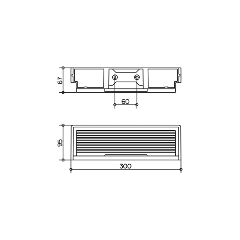Keuco Edition 11 Shower Basket With Squeegee