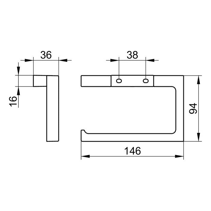 Keuco Edition 11 Toilet Paper Holder