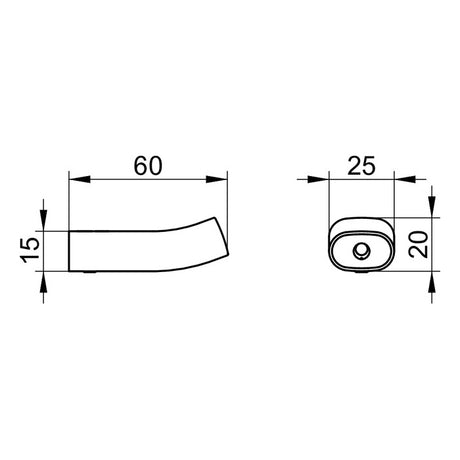 Keuco Edition 400 Single Towel Hook