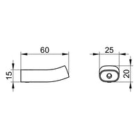 Keuco Edition 400 Single Towel Hook